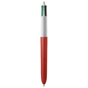 Stylo BIC® publicitaire | 4 couleurs Soft | KelCom White Red Soft 2