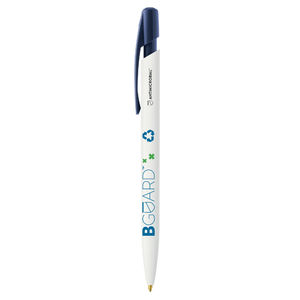 Stylo BIC® publicitaire | Media Clic BGUARD™ Antimicrobien | KelCom Blanc recyclé 2