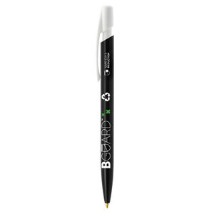 Stylo BIC® publicitaire | Media Clic BGUARD™ SARS-CoV-2 B | KelCom Noir recyclé 3