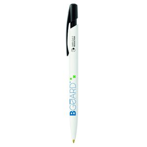 Stylo BIC® publicitaire | Media Clic BGUARD™ SARS-CoV-2 | KelCom White Bguard 1