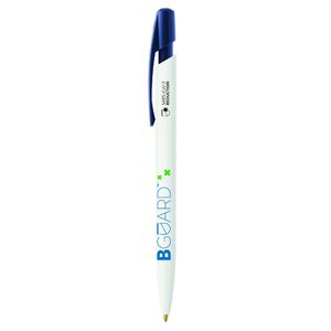 Stylo BIC® publicitaire | Media Clic BGUARD™ SARS-CoV-2 | KelCom White Bguard 2