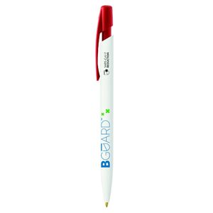 Stylo BIC® publicitaire | Media Clic BGUARD™ SARS-CoV-2 | KelCom White Bguard 3