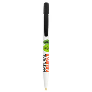 Stylo BIC® publicitaire | Media Clic BIO Based ballpen | KelCom Blanc 1