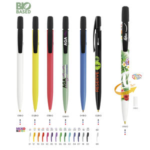 Stylo BIC® publicitaire | Media Clic BIO Based ballpen | KelCom Noir 1