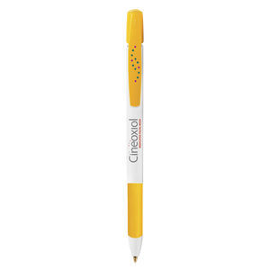 Stylo BIC® publicitaire | Media Clic Grip bille | KelCom Blanc 1