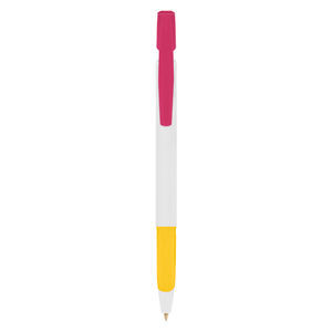 Stylo BIC® publicitaire | Media Clic Grip bille | KelCom Fuchsia opaque