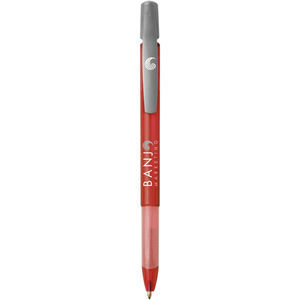 Stylo BIC® publicitaire | Media Clic Grip bille | KelCom Rouge frost