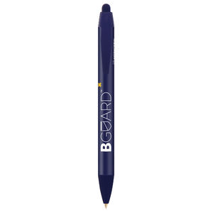 Stylo BIC® publicitaire | Wide Body™ BGUARD™ Antibactérien | KelCom Navy Blue Bguard