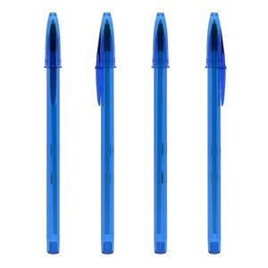 Stylo Bille BIC® Publicitaire | Stylo Personnalisé | KelCom Clear Dark Blue