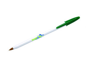 Stylo Bille BIC® Publicitaire | Stylo Personnalisé | KelCom White Green 1