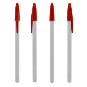 Stylo Bille BIC® Publicitaire | Stylo Personnalisé | KelCom White Red