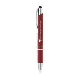 Crosby Lumineux Stylet | Stylo bille publicitaire | KelCom Rouge foncé