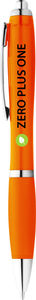 Stylo à bille Nash | Stylo personnalisable | KelCom Orange 1