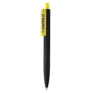 X3 STB | Stylo bille publicitaire | KelCom Jaune Noir 3