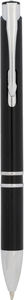 Stylo bille en plastique ABS Moneta | Stylo publicitaire | KelCom Noir