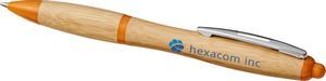 Stylo bille en bambou Nash | Stylo publicitaire | KelCom Naturel 1
