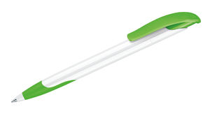 Challenger Basic SG | Stylo bille publicitaire | KelCom Blanc Vert Clair