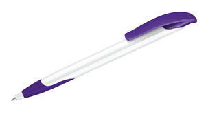 Challenger Basic SG | Stylo bille publicitaire | KelCom Blanc Violet