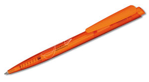 Dart Clear | Stylo bille publicitaire | KelCom Orange