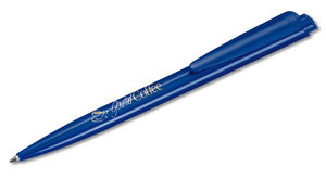 Dart Polished | Stylo bille publicitaire | KelCom Bleu foncé