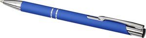 Stylo bille doux au toucher Moneta | Stylo publicitaire | KelCom Bleu royal 4