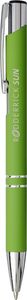 Stylo bille doux au toucher Moneta | Stylo publicitaire | KelCom Citron Vert 1