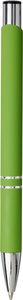 Stylo bille doux au toucher Moneta | Stylo publicitaire | KelCom Citron Vert 3