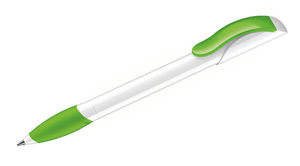 Hattrix Polished Basic SB | Stylo bille publicitaire | KelCom Blanc Vert Clair