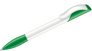 Hattrix Polished Basic | Stylo bille publicitaire | KelCom Blanc Vert