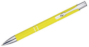 Moneta | Stylo bille publicitaire | KelCom Jaune 1