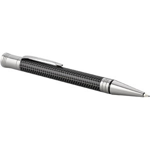 Stylo bille publicitaire | Parker® : Duofold Premium | KelCom Noir Argent