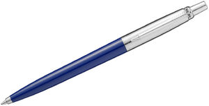 Stylo bille publicitaire | Parker® : Jotter Plastique | KelCom Bleu Argent 4