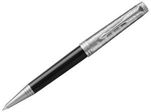 Stylo bille publicitaire | Parker® : Premier | KelCom Noir Argent 2