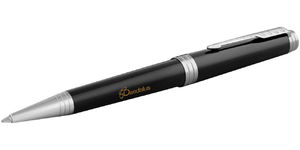 Stylo bille publicitaire | Parker® : Premier | KelCom Noir Chrome 1