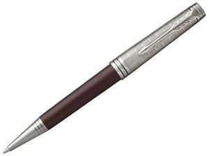 Stylo bille publicitaire | Parker® : Premier | KelCom Rouge Argent 2