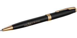 Stylo bille publicitaire | Parker® : Sonnet | KelCom Noir Doré 1