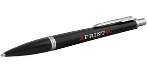 Stylo bille publicitaire | Parker® : Urban Argent | KelCom Noir Argent 2