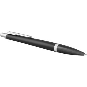 Stylo bille publicitaire | Parker® : Urban Argent | KelCom Noir Chrome