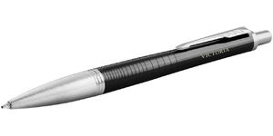 Stylo bille publicitaire | Parker® : Urban Premium | KelCom Noir Argent 1