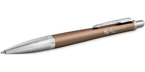 Stylo bille publicitaire | Parker® : Urban Premium | KelCom Orange Argent 1