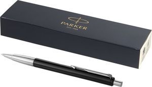 Stylo bille publicitaire | Parker® : Vector Plastique | KelCom Noir Argent