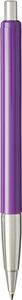 Stylo bille publicitaire | Parker® : Vector Plastique | KelCom Violet Argent 1