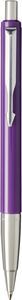 Stylo bille publicitaire | Parker® : Vector Plastique | KelCom Violet Argent 3