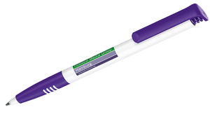 Super Hit Basic SG | Stylo bille publicitaire | KelCom Blanc Violet