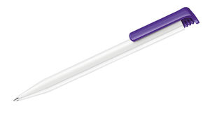 Super Hit Basic | Stylo bille publicitaire | KelCom Blanc Violet