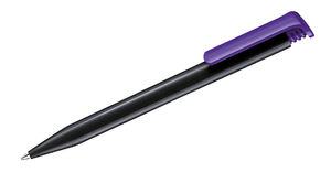 Super Hit Recycled | Stylo bille publicitaire | KelCom Noir Violet