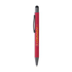 Bowie Softy Stylet Antimicrobien | Stylo bille publicitaire | KelCom Rouge