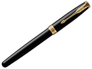 Stylo plume publicitaire | Parker® : Sonnet | KelCom Noir Doré 1