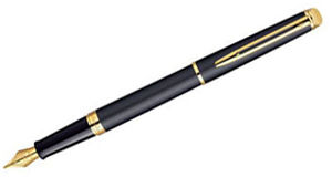 Stylo plume publicitaire | Waterman® : Hémisphère | KelCom Opaque noir