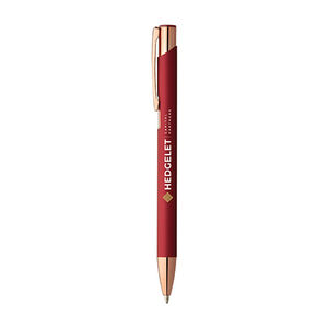 Crosby Softy Rose Gold | Stylo bille publicitaire | KelCom Rouge 1